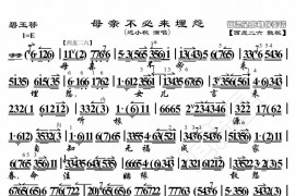 母亲不必来埋怨简谱