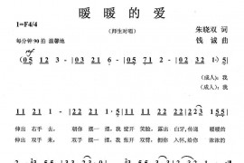 暖暖的爱简谱