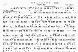 你听三两诉诉苦因（《陈三两》选段）简谱
