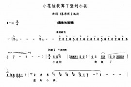 小苍娃我离了登封小县简谱
