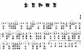 金豆和银豆简谱