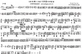 日西下背柴筐忙把家回（《祥林嫂》选段）简谱