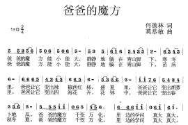 爸爸的魔方简谱