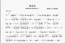 葬花呤简谱