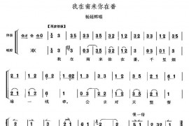 我在南来你在番（《四郎探母》杨延辉唱段）简谱