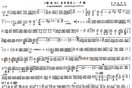 评剧（谢瑶环）选段﹕忽听堂上一声喊1简谱