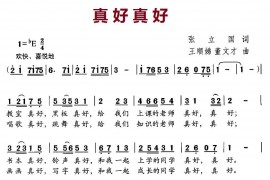 真好真好简谱