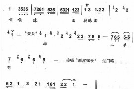 点点珠泪往下抛6简谱