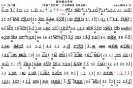 面对公字閘1简谱