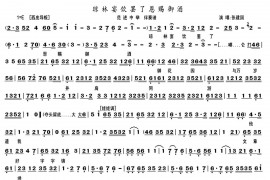 琼林晏饮罢了恩赐御酒（《范进中举》选段、琴谱）简谱