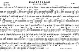 到来年春三月哥莫来迟（《小辞店》刘凤英唱段）简谱