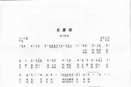 采蘑菇简谱