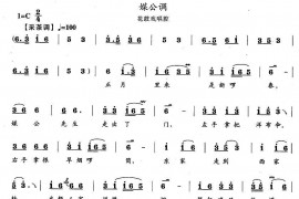 媒公调简谱