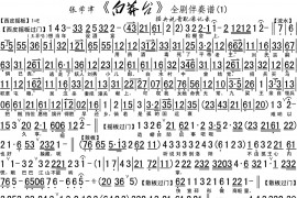 白蟒台1简谱