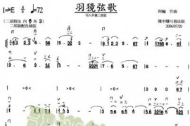 羽獍弦歌（羽人非獍二胡曲）简谱