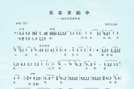 乐在京韵中简谱