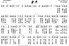 童年(张艾嘉)简谱
