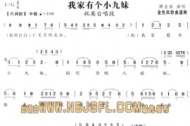 我家有个小九妹简谱