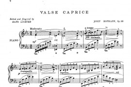 Valse Caprice in E-flat Major Op.53（降E大调随想圆舞曲）音乐简谱