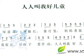人人叫我好儿童简谱