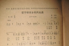 爱不够家乡的风光美（电影《张灯结彩》插曲）简谱